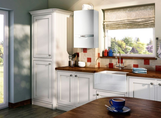 Дизайн кухни с газовой колонкой