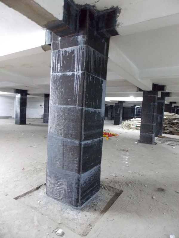 Преимущества усиления колонн углеволокном