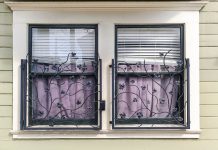 Кованые оконные решетки
