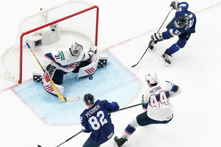 Сборная Финляндии уверенно обыграла США на чемпионате мира по хоккею — 2022