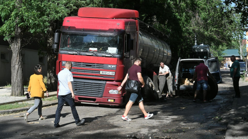 Украинские войска обстреляли Петровский район Донецка из "Урагана"