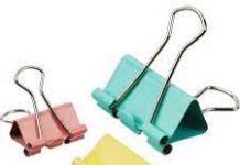 Виды зажимов для бумаг