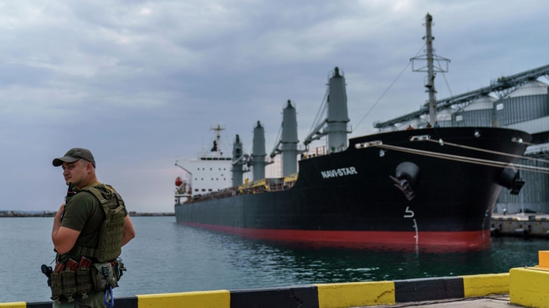 МО принимает меры против провокаций на маршруте судна с зерном с Украины