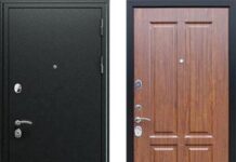 Виды входных металлических дверей