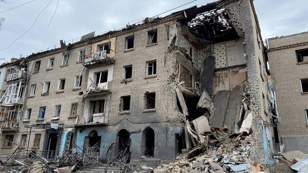 Украинские войска обстреливают Новую Каховку