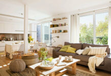 Радости жизни и комфорта дизайна интерьера