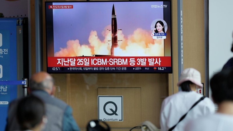КНДР осуществила запуск, предположительно, баллистической ракеты