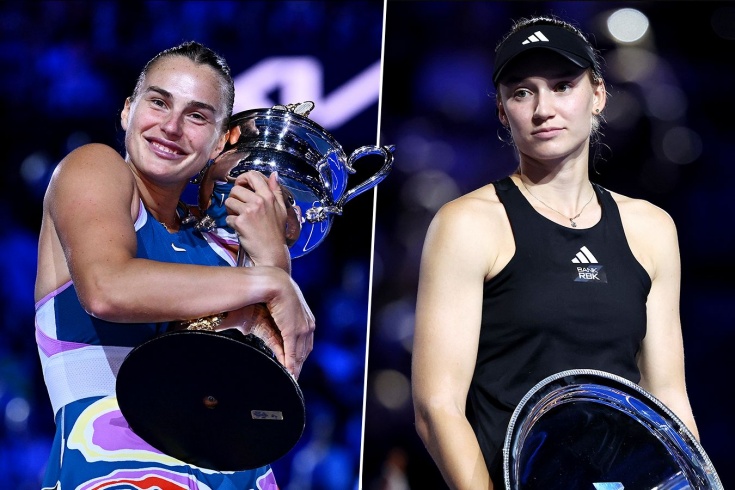 Соболенко обнималась с кубком, Рыбакина грустила. Фото женского финала Australian Open