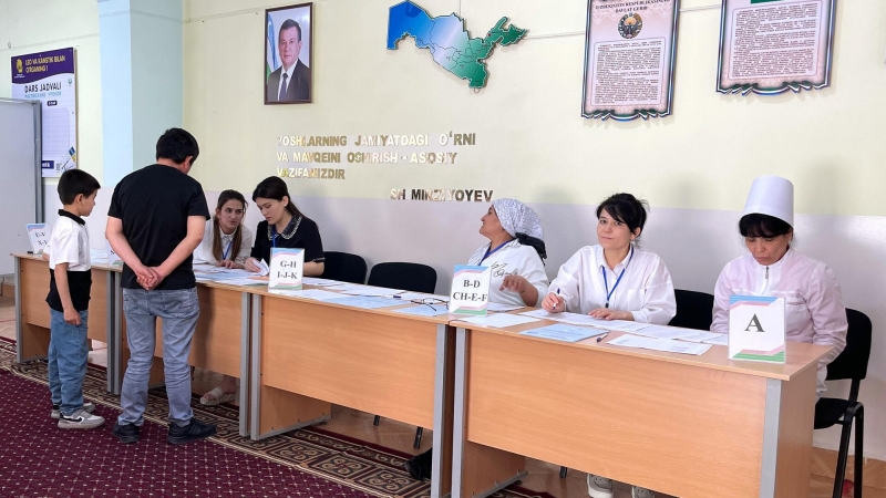 Явка на референдуме в Узбекистане превысила 70 процентов