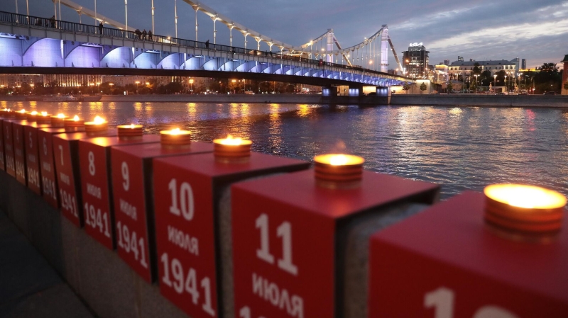 В Москве проходит акция "Линия памяти"