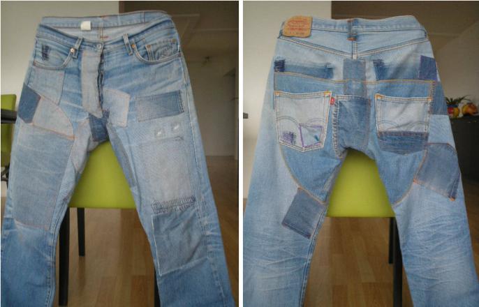 Как можно отремонтировать джинсы?