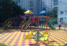 Резиновая плитка для детских игровых площадок — грамотное решение