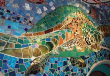 Мозаичное панно из стекла Мозаичное панно из стекла