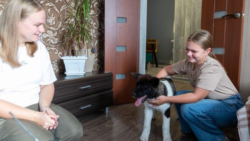 Путин подарил школьнице из Пскова щенка, о котором она долго мечтала