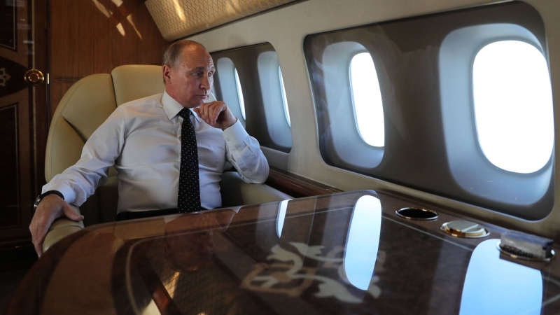 Путин прилетел в Пятигорск