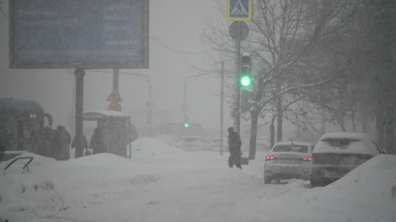 Москвичей предупредили о сильном снеге и ветре во вторник