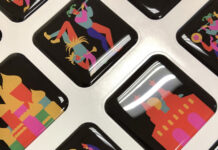 Преимущества объемных наклеек со смолой