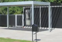 Как проходит установка навеса для машин