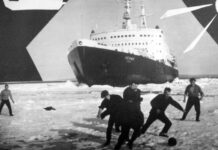 Деревянный макет, шесть тысяч километров швов и Никсон на борту. 10 фактов о ледоколе «Ленин» — Родина