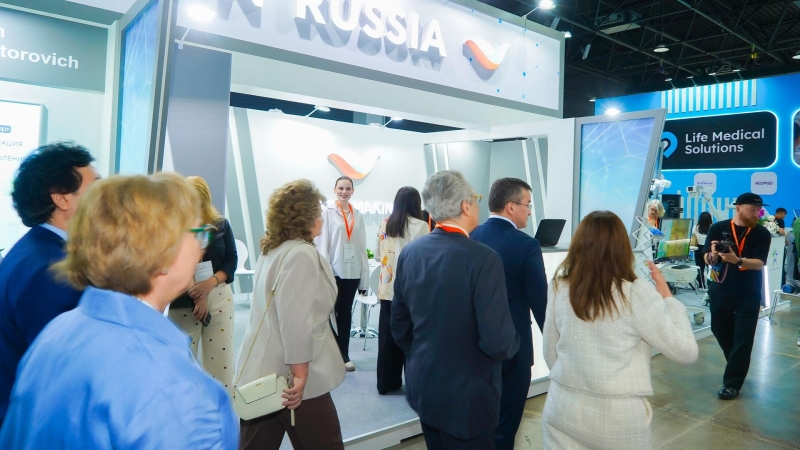 Российские экспортеры сферы здравоохранения провели 327 встреч на KIHE-2025